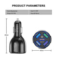 5 Port USB Fast Car Charger with LED Display by DailySale