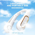 5 Speeds Adjustable USB Rechargeable Battery Powered Personal Neck Fan by DailySale