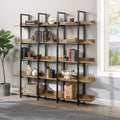 5-Tier Bookcase Tall Bookshelf, Storage Shelf with Metal Frame by DailySale