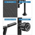 50" Mini Fitness Rebounder Spring-Less Indoor 3-Level Adjustable Foam Handle by DailySale
