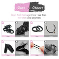 50-Pack: Dreamlover Black Hair Bands by DailySale