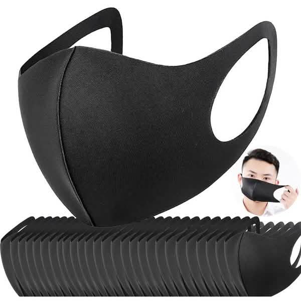 50-Pack: Reusable Double Layer Dustproof Sponge Mouth Mask by DailySale