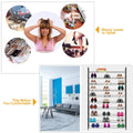 50-Pair Shoe Rack Storage Organizer 10-Tier Portable Wardrobe Tower by DailySale