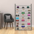 50-Pair Shoe Rack Storage Organizer 10-Tier Portable Wardrobe Tower by DailySale