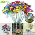 50-Piece: Butterfly Stake Ornament by DailySale