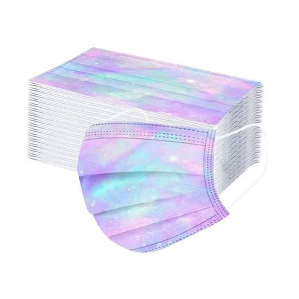 50-Piece: Tie Dye Gradient Printing Mask - Assorted Styles by DailySale
