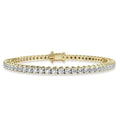 5.00 Ct Top Quality Round Diamond Tennis Bracelet 14K Yellow Gold by DailySale