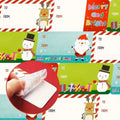 500-Pieces/Roll: Self Adhesive Tags Christmas Tags by DailySale