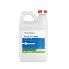 Rx Destroyer Pro Series For LIQUIDS 64 Oz. Starter Kit With Secured Wall Mount by Pasteur Pharmacy