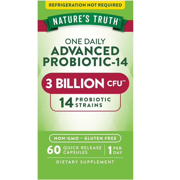 Nature's Truth One Daily Advanced Probiotic 14-60 Ea by Pasteur Pharmacy