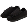 Silverts Womens Extra Extra Wide Easy Closure Slippers Black