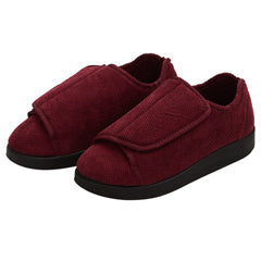 Silvert s Women’s Double-Extra Wide Easy Closure Slipper For Seniors 10 Wine by Pasteur Pharmacy