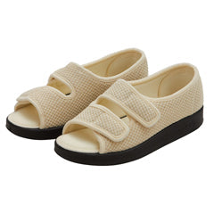 Silvert s Womens Easy Closure Sandal For Indoors & Outdoors Natural by Pasteur Pharmacy