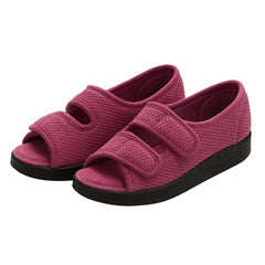 Silverts Womens Easy Closure Sandal For Indoors & Outdoors Rose Petal by Pasteur Pharmacy