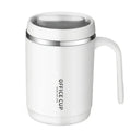 500ml Water Cup with Cover Sealing Silicone Ring Double-layer Leak-proof Drink Water Handle Stainless Coffee Insulated Cup by DailySale