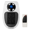 500W Portable Heater Fan Wall Outlet with Remote Control by DailySale
