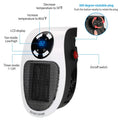 500W Portable Heater Fan Wall Outlet with Remote Control by DailySale
