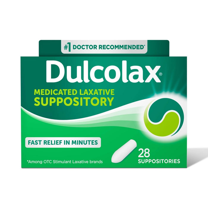 Dulcolax Laxative Suppositories 28 Ct by Pasteur Pharmacy