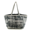 Chanel CC Black and White Terry Cloth Beach Shoulder Bag #5022