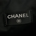 Chanel CC Black and White Terry Cloth Beach Shoulder Bag #5022 by Bolt Boutique