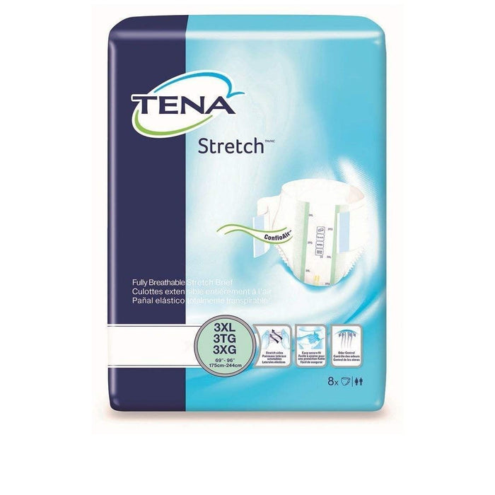 Tena 3xl Stretch Bariatric Adult Heavy-absorbent Incontinence Brief Green by Pasteur Pharmacy