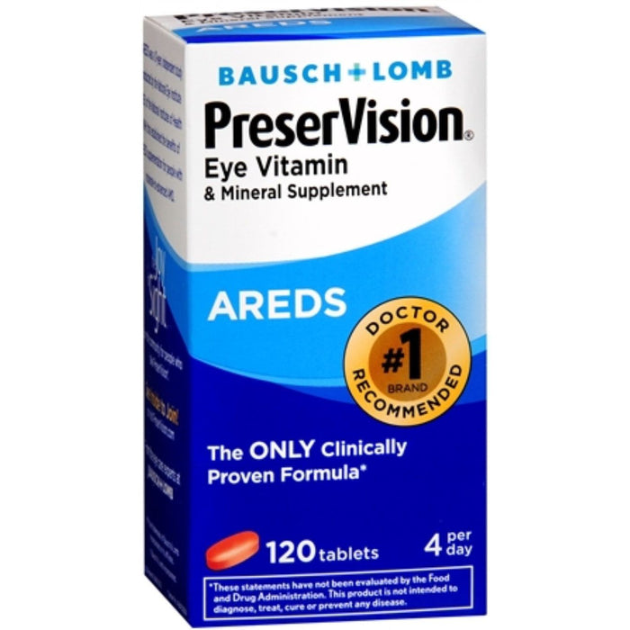 PreserVision Eye, Vitamin And Mineral Supplement Tablets by Pasteur Pharmacy