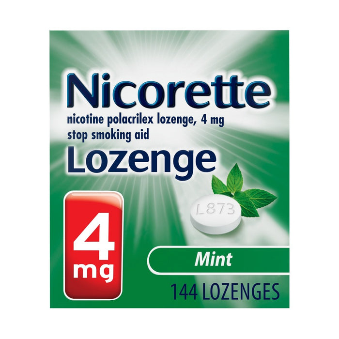 Nicorette Nicotine Lozenge To Stop Smoking, 4mg, Mint by Pasteur Pharmacy