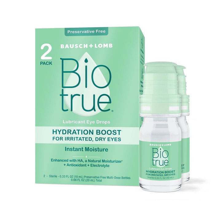 Biotrue Hydration Boost Dry Eye Drops Twin Pack - 0.66 Fl Oz by Pasteur Pharmacy