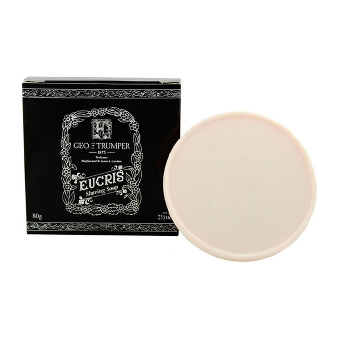 Geo. F. Trumper Eucris Hard Shaving Soap in Wooden Bowl 80g by Pasteur Pharmacy