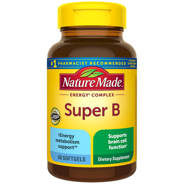 Nature Made Super B Energy Complex Softgels - 60ct by Pasteur Pharmacy