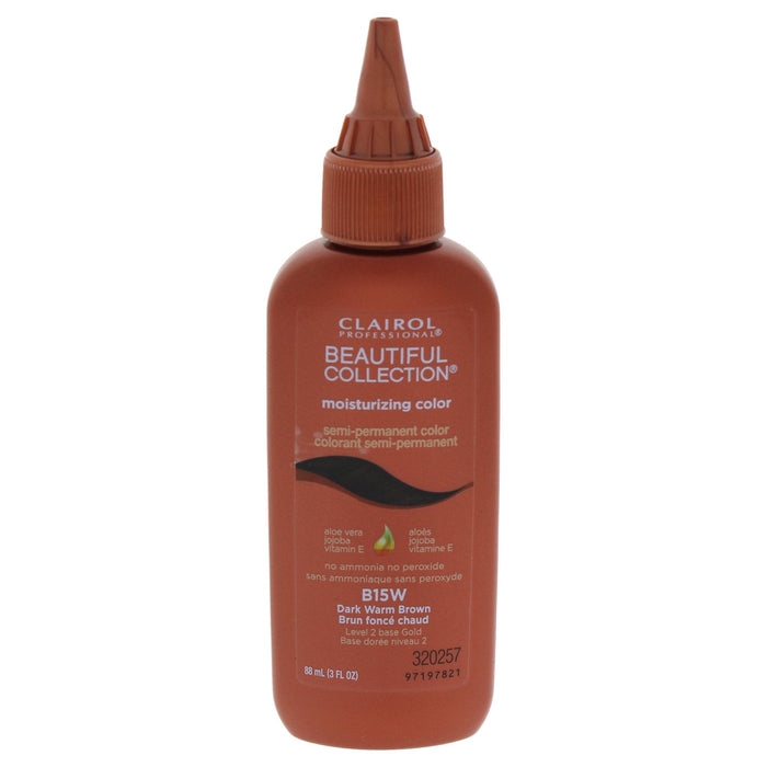 Clairol Professional Beautiful Collection Semi-permanent Hair Color, Dark Warm Brown b15w by Pasteur Pharmacy