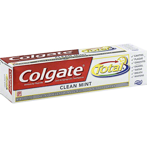 Colgate Total Anticavity Fluoride And Antigingivitis Toothpaste Clean Mint Paste by Pasteur Pharmacy
