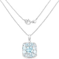 10.05 Carat Genuine Blue Topaz .925 Sterling Silver Pendant by Bids.com