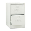 HON 510 Series Vertical File, 2 Legal-Size File Drawers, Light Gray, 18.25" x 25" x 29"