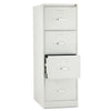 HON 510 Series Vertical File, 4 Legal-Size File Drawers, Light Gray, 18.25" x 25" x 52"