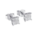 10k White Gold Diamond Stud Earrings (0.60 cttw, I-J Color, I2-I3 Clarity) by Bids.com