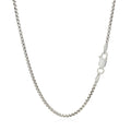 Sterling Silver Rhodium Plated Round Box Chain 1.8mm by Bids.com