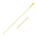 14k Yellow Gold Round Cable Link Chain 1.1mm by Bids.com