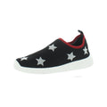 DKNY Girls Allie Star Printed Slip-On Sneakers Black by Vanessa Jane