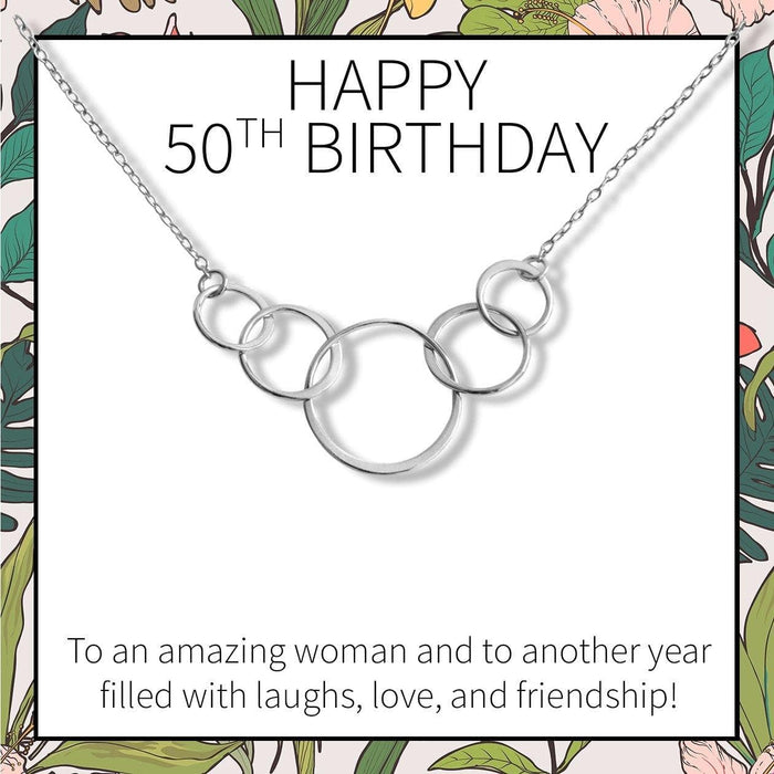 50th Birthday Necklace by Dear Ava
