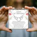 50th Birthday Necklace by Dear Ava