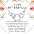 50th Birthday Necklace by Dear Ava