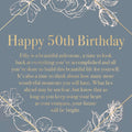 50th Birthday Spa Gift Box by Dear Ava