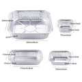 51-Packs: IMAGE 4 Size Aluminum Loaf Pans Disposable Premium Heavy-Duty Tin Foil by DailySale