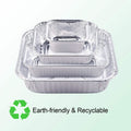 51-Packs: IMAGE 4 Size Aluminum Loaf Pans Disposable Premium Heavy-Duty Tin Foil by DailySale