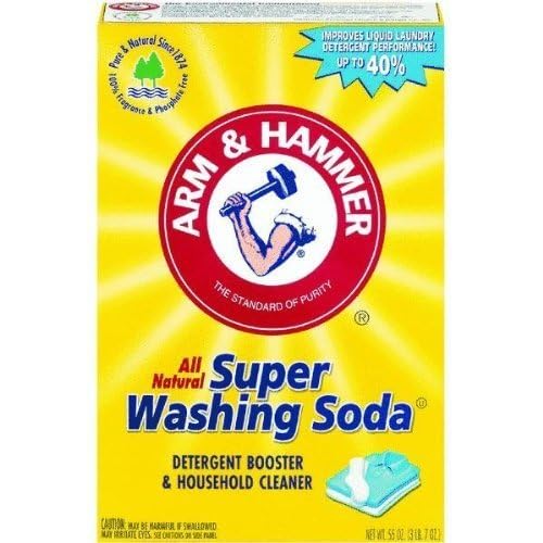 A&H Super Washing Soda 55 oz Laundry Booster & Household Cleaner by Deal US