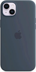 Silicone Case with MagSafe for iPhone 14 Plus Storm Blue by Merch Section