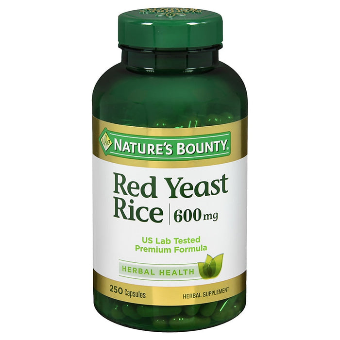 Nature's Bounty Red Yeast Rice 600 Mg Dietary Supplement Capsules by Pasteur Pharmacy