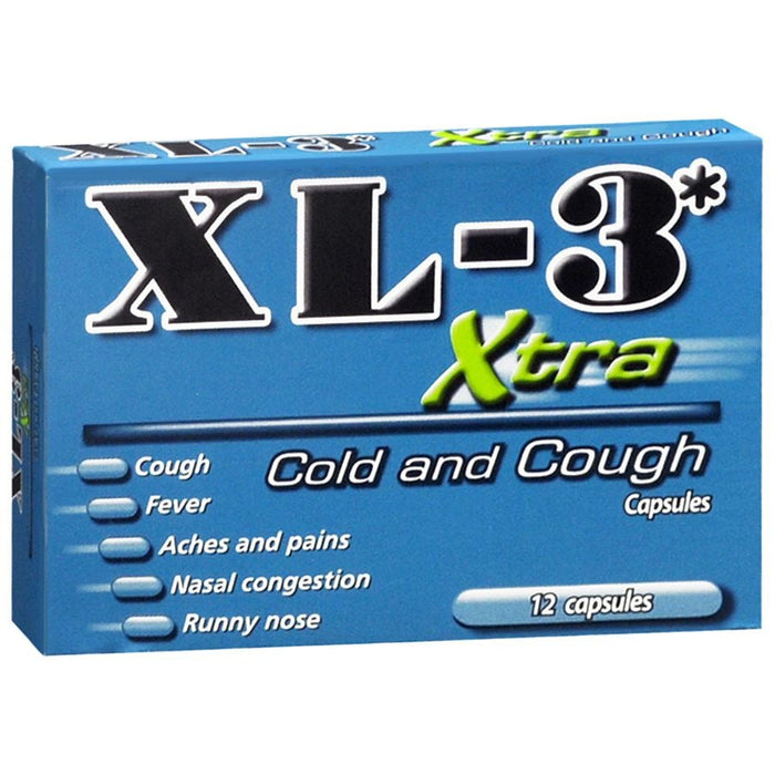 Xtra XL 3 Cold And Cough, Capsules by Pasteur Pharmacy