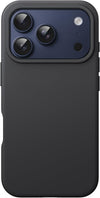 Silicone Case for iPhone 17 Pro Dark Blue Shockproof Soft Touch Protective Cover